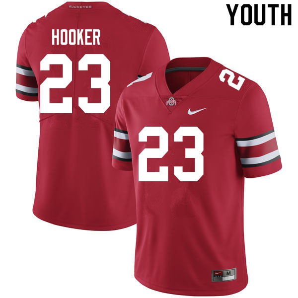 Ohio State Buckeyes #23 Marcus Hooker Youth Official Jersey Scarlet OSU63091